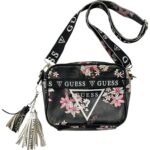 GUESS Torebka Damska Czarna Kwiatowa ONE SIZE - zdjęcie 1