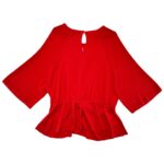 KOKO Bluzka Damska Czerwona ONE SIZE - zdjęcie 2