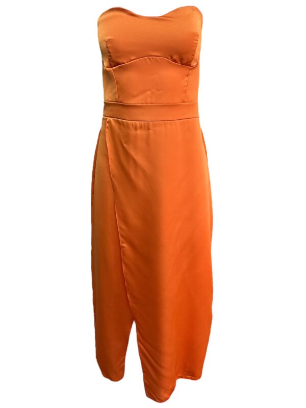PRETTYLITTLETHING Sukienka Damska Pomarańczowa XL