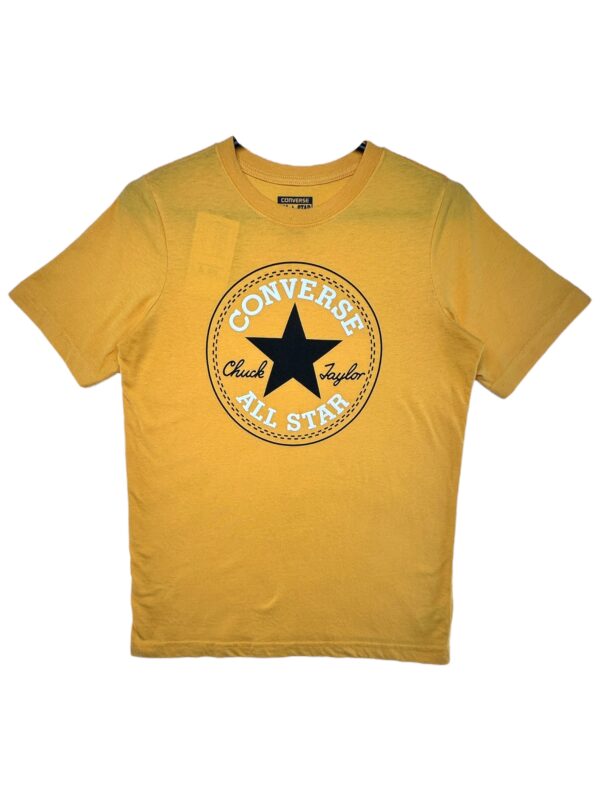 CONVERSE Koszulka Dziecięca Żółta 158