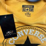 CONVERSE Koszulka Dziecięca Żółta 158 - zdjęcie 3