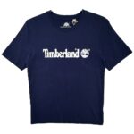 TIMBERLAND Koszulka Dziecięce Niebieska 150 - zdjęcie 1