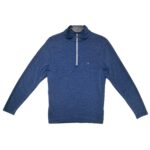 INSPIROWANA CALVIN KLEIN Bluza Męskie Niebieska S - zdjęcie 1