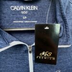INSPIROWANA CALVIN KLEIN Bluza Męskie Niebieska S - zdjęcie 3