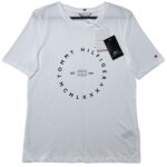 TOMMY HILFIGER Koszulka Męska Biała XS - zdjęcie 1