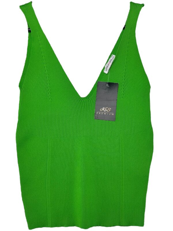 MISS POEM Top Damski Zielony M/L
