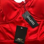 BOOHOO Sukienka Damska Czerwona 3XL - zdjęcie 3