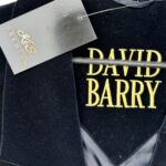 DAVID BARRY Marynarka Męska Czarna XL - zdjęcie 3