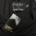 EMILY SHAK X LUXE TO KILL Sukienka Damska Czarna M - zdjęcie 3