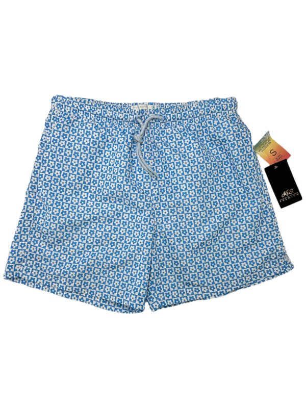 PRIMARK Szorty Męskie Niebieskie Geometryczne S