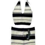 PRETTYLITTLETHING Komplet Damski Czarny S - zdjęcie 1