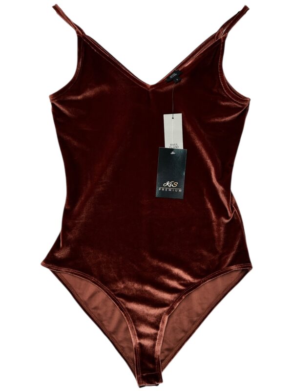 RIVER ISLAND Body Damskie Brązowe XXS