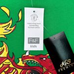 F&F Koszulka Dziecięce Zielona Smok 110 - zdjęcie 3