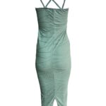 PRETTYLITTLETHING Sukienka Damska Zielona S - zdjęcie 2