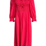 NEW LOOK Sukienka Damska Różowa Maxi M Len - zdjęcie 1