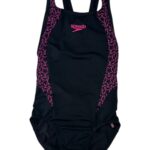 SPEEDO Strój kąpielowy Damski Czarny Wzór XS - zdjęcie 1