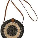 Torebka Damska Czarna Beżowa ONE SIZE - zdjęcie 1