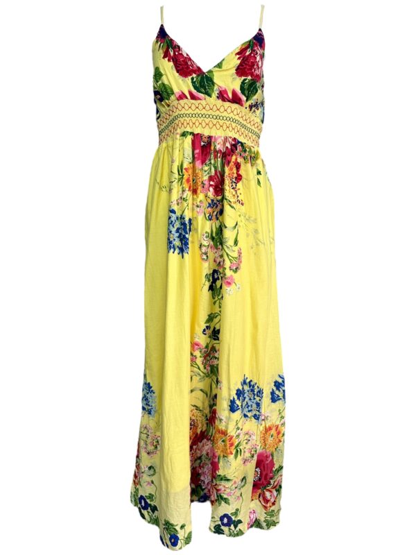 PARISIAN Sukienka Damska Żółta Kwiatowa M/L