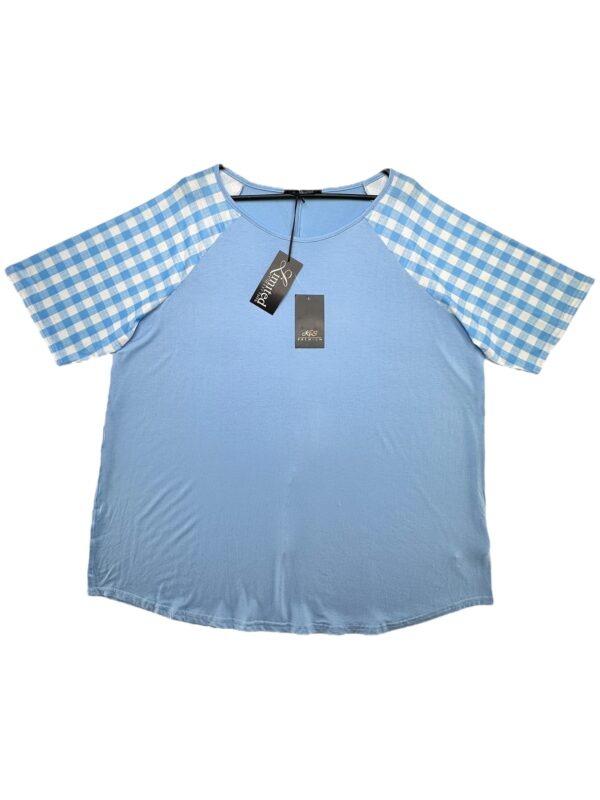 Bluzka Damska Niebieska Kratka ONE SIZE