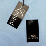 Bluzka Damska Niebieska Kratka ONE SIZE - zdjęcie 3