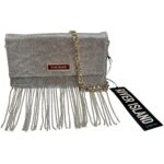 RIVER ISLAND Torebka Damska Srebrna Cyrkonie ONE SIZE - zdjęcie 1