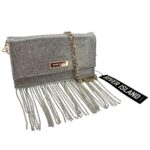 RIVER ISLAND Torebka Damska Srebrna Cyrkonie ONE SIZE - zdjęcie 2