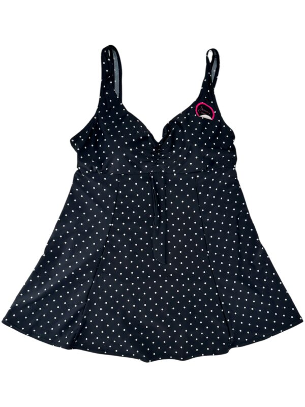 BM-SWIMMWEAR Strój kąpielowy Damski Czarny Groszki 4XL