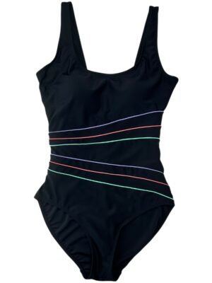 F&F Strój kąpielowy Damski Czarny L