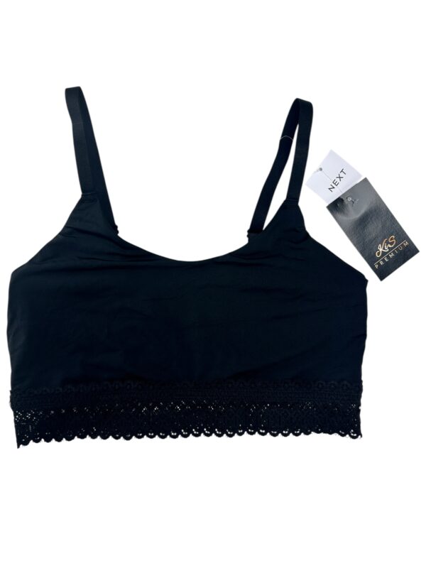 NEXT Top Damski Czarny Koronka XL