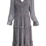 SAVIDA Sukienka Damska Czarna Pepitka XL - zdjęcie 1