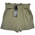 QUIZ Szorty Damskie Zielone L Len - zdjęcie 1