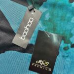 BOOHOO Sukienka Damska Niebieska Kwiatowa L - zdjęcie 3