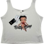 FLEISCHER Top Damski Biały Betty Boop 4XL - zdjęcie 1