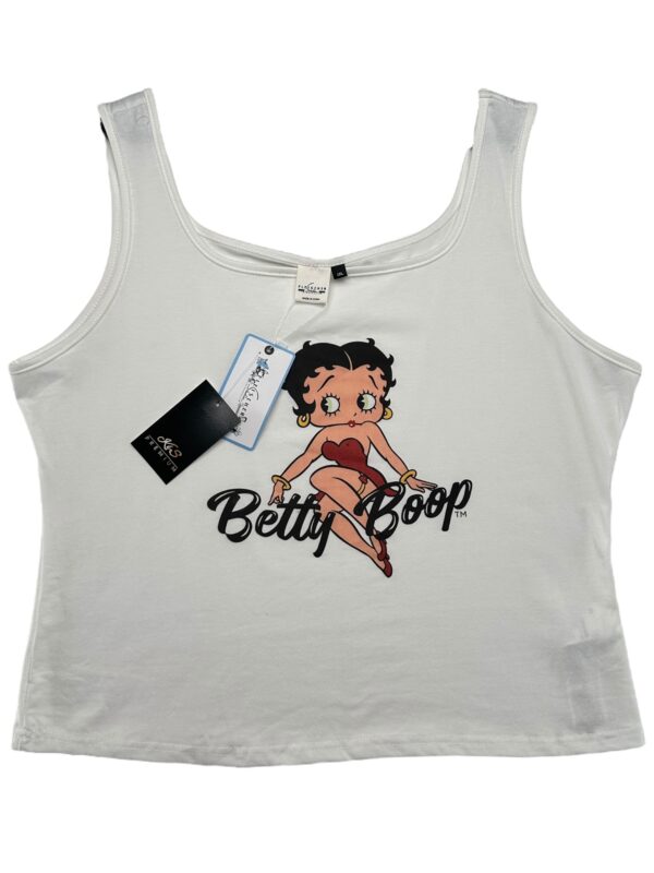 FLEISCHER Top Damski Biały Betty Boop 4XL