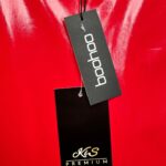 BOOHOO Sukienka Damska Czerwona M - zdjęcie 3