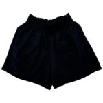 WORKSHOP Szorty Damskie Czarne XS Len - zdjęcie 1