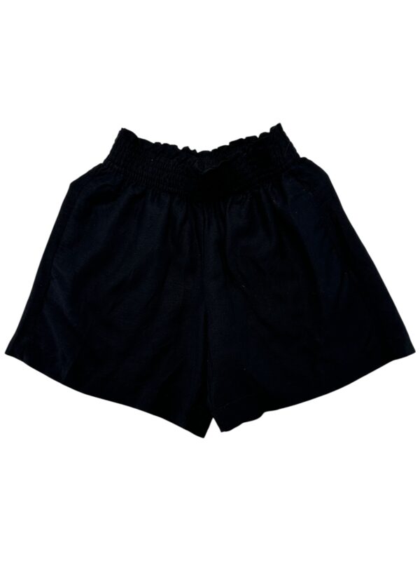 WORKSHOP Szorty Damskie Czarne XS Len