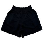 WORKSHOP Szorty Damskie Czarne XS Len - zdjęcie 2