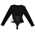 ASOS Body Damskie Czarne S - zdjęcie 2