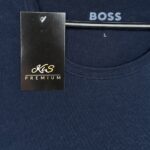 BOSS Koszulka Damska Granatowa L - zdjęcie 3