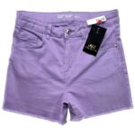 DENIM CO Szorty Dziecięce Fioletowe 164 - zdjęcie 1