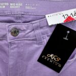 DENIM CO Szorty Dziecięce Fioletowe 164 - zdjęcie 3