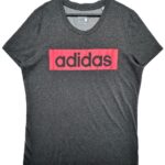 ADIDAS Koszulka Damska Szara XL - zdjęcie 1