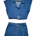 INNA Komplet Damski Niebieski XL - zdjęcie 1