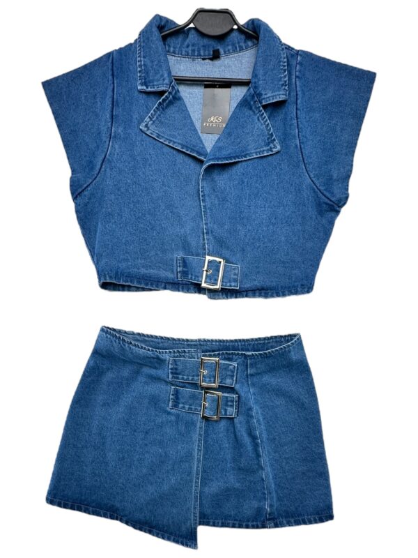 INNA Komplet Damski Niebieski XL