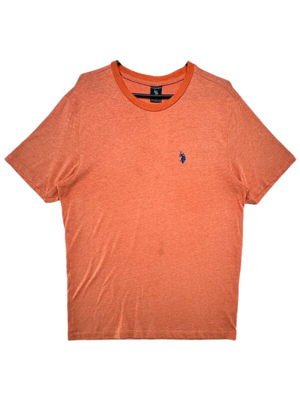 U.S. POLO ASSN. Koszulka Męska Pomarańczowa M