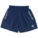 INSPIROWANA ADIDAS Szorty Dziecięce Niebieskie 134 - zdjęcie 1