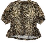 OASIS Bluzka Damska Beżowa Zwierzęcy S - zdjęcie 2