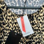 OASIS Bluzka Damska Beżowa Zwierzęcy S - zdjęcie 3