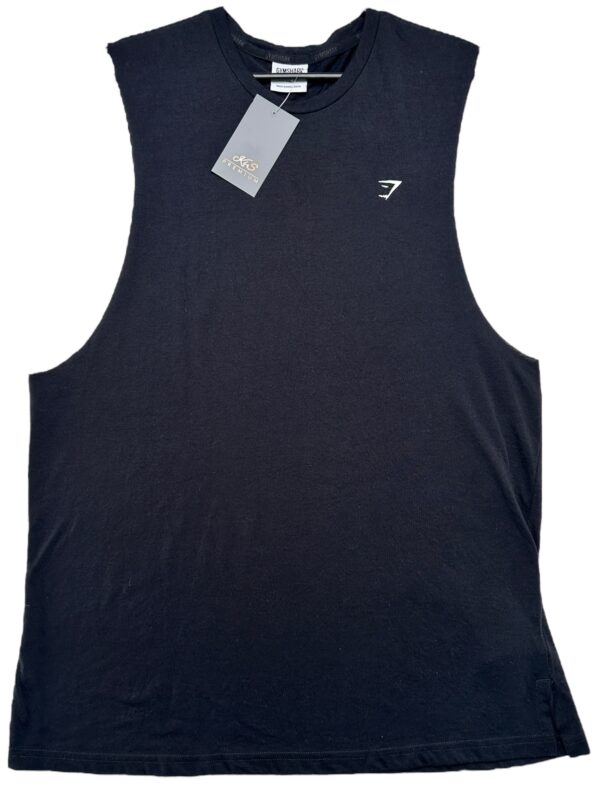 GYMSHARK Tank Top Męski Czarny XL